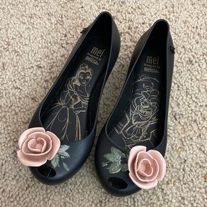 Melissa limited edition Disney Belle shoes